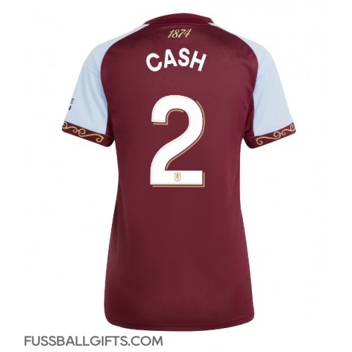 Aston Villa Matty Cash #2 Fußballbekleidung Heimtrikot Damen 2025-26 Kurzarm